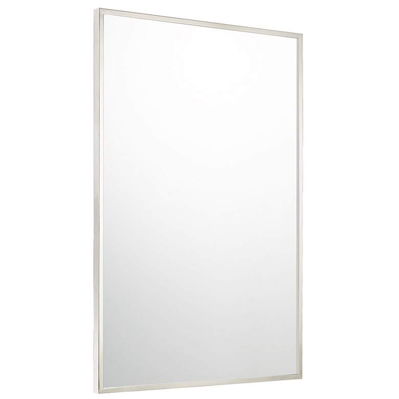 Image 3 Quoizel Lockport Polished Chrome 24" x 36" Wall Mirror more views