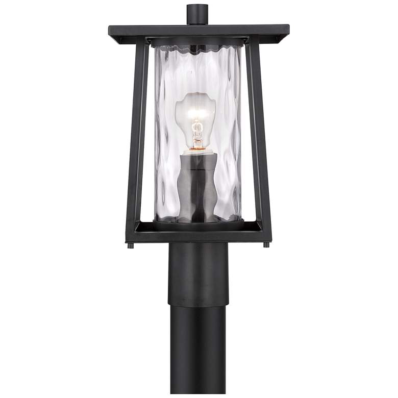 Quoizel Lodge 16&quot; High Black Outdoor Post Light more views
