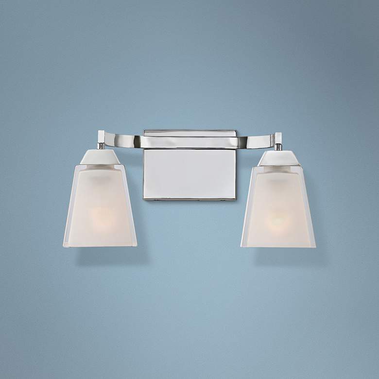 Image 1 Quoizel Loft 15 inch Wide Polished Chrome Bathroom Lighting