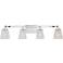 Quoizel Loft 34" Wide Polished Chrome Bathroom Lighting