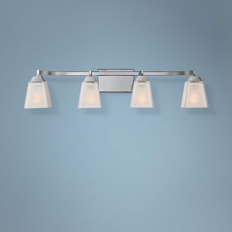 Image 1 Quoizel Loft 34" Wide Polished Chrome Bathroom Lighting