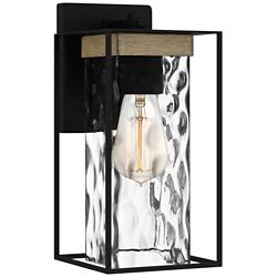 Quoizel Longwood 11 3/4" High Matte Black Outdoor Wall Light