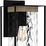 5_Quoizel Longwood 17" High Matte Black Outdoor Wall Light more views