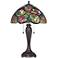 Quoizel Lucia Blooming Flowers Tiffany Table Lamp