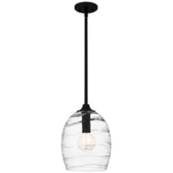 Quoizel Lucy 10" Wide Antique Brass Mini Pendant