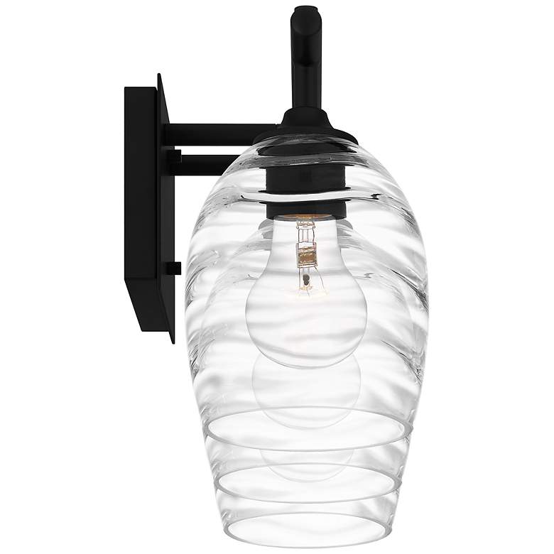 Image 5 Quoizel Lucy 22" Wide Matte Black 3-Light Bath Light more views