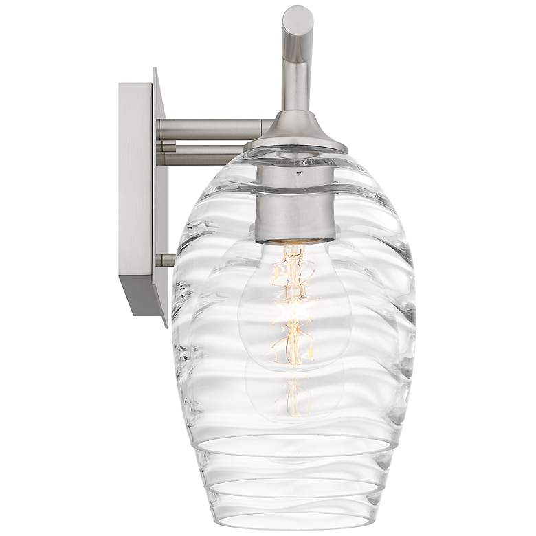 Image 5 Quoizel Lucy 22"W Brushed Nickel 3-Light Vanity Bath Light more views
