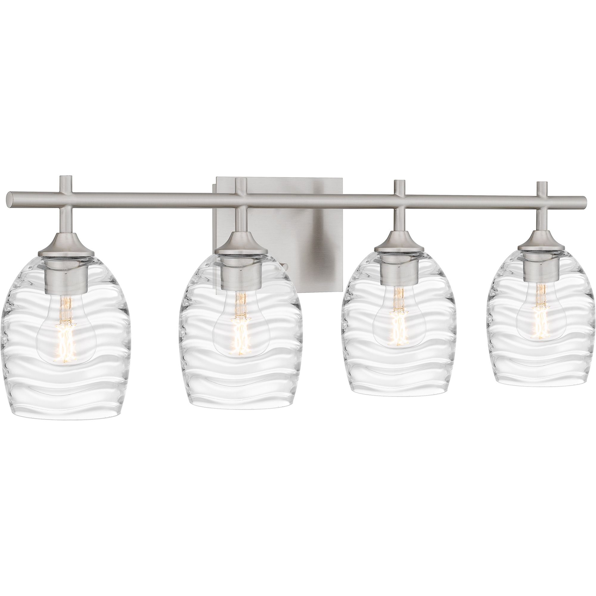Image 4 Quoizel Lucy 29" Wide Brushed Nickel 4-Light Vanity Bath Light more views