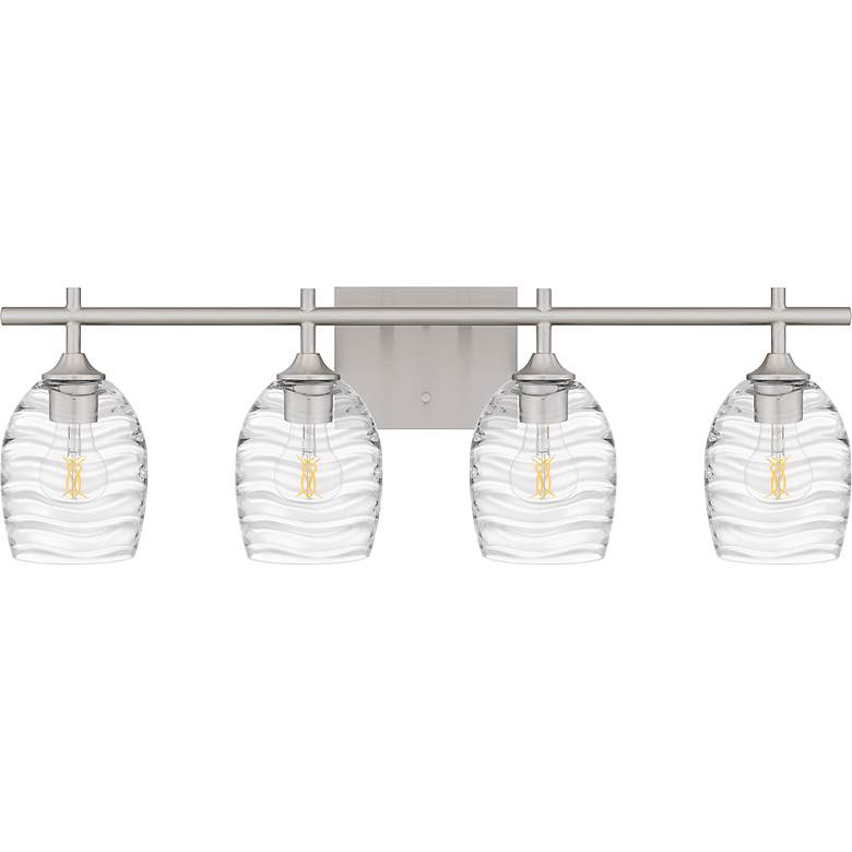 Image 3 Quoizel Lucy 29" Wide Matte Black 4-Light Vanity Bath Light more views