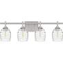 3_Quoizel Lucy 29" Wide Matte Black 4-Light Vanity Bath Light more views