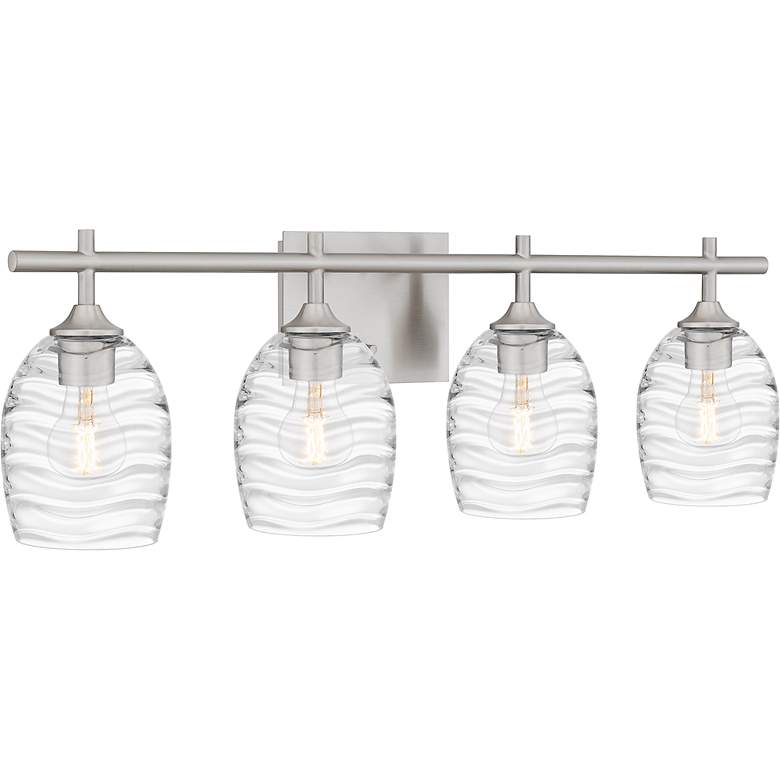 Image 4 Quoizel Lucy 29" Wide Matte Black 4-Light Vanity Bath Light more views
