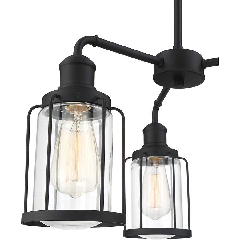 Image 4 Quoizel Ludlow 20" Wide Earth Black 3-Light Chandelier more views