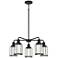 Quoizel Ludlow 25" Wide Earth Black 5-Light Chandelier
