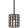 Quoizel Luxury 6 1/2" Wide Bronze Laser-Cut Mini Pendant
