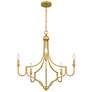7_Quoizel Mabel 26 1/4" Wide Light Gold 5-Light Chandelier more views