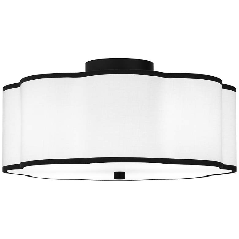 Image 2 Quoizel Mabry 16" Wide Matte Black Ceiling Light