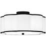 2_Quoizel Mabry 16" Wide Matte Black Ceiling Light