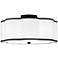 Quoizel Mabry 16" Wide Matte Black Ceiling Light