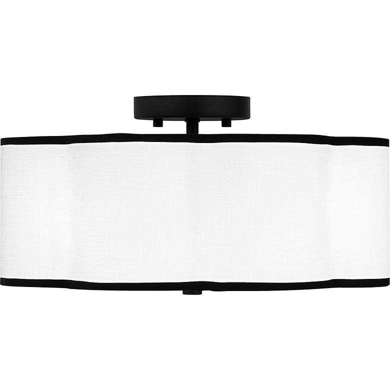 Image 5 Quoizel Mabry 16" Wide Matte Black Ceiling Light more views