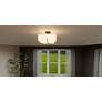 6_Quoizel Mabry 16" Wide Matte Black Ceiling Light more views