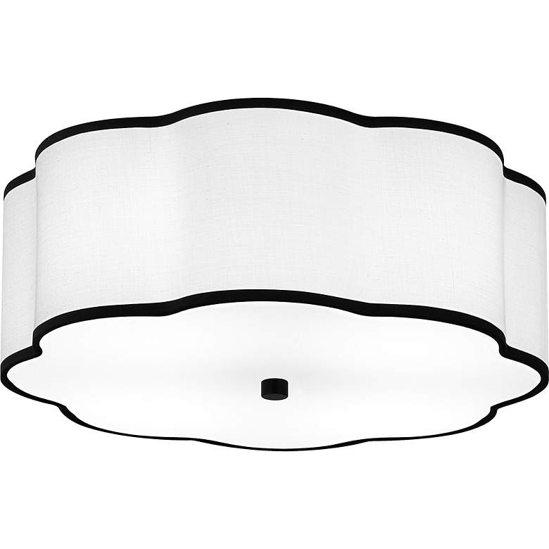 Image 7 Quoizel Mabry 16" Wide Matte Black Ceiling Light more views
