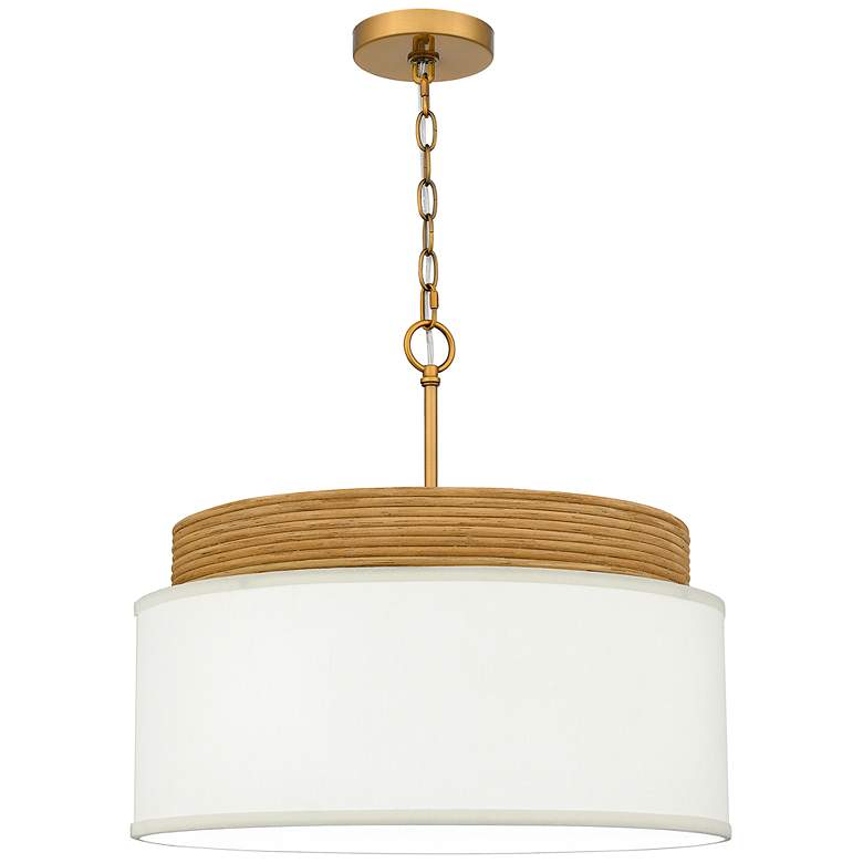 Image 2 Quoizel Malia 20" Wide Brushed Gold Pendant Light