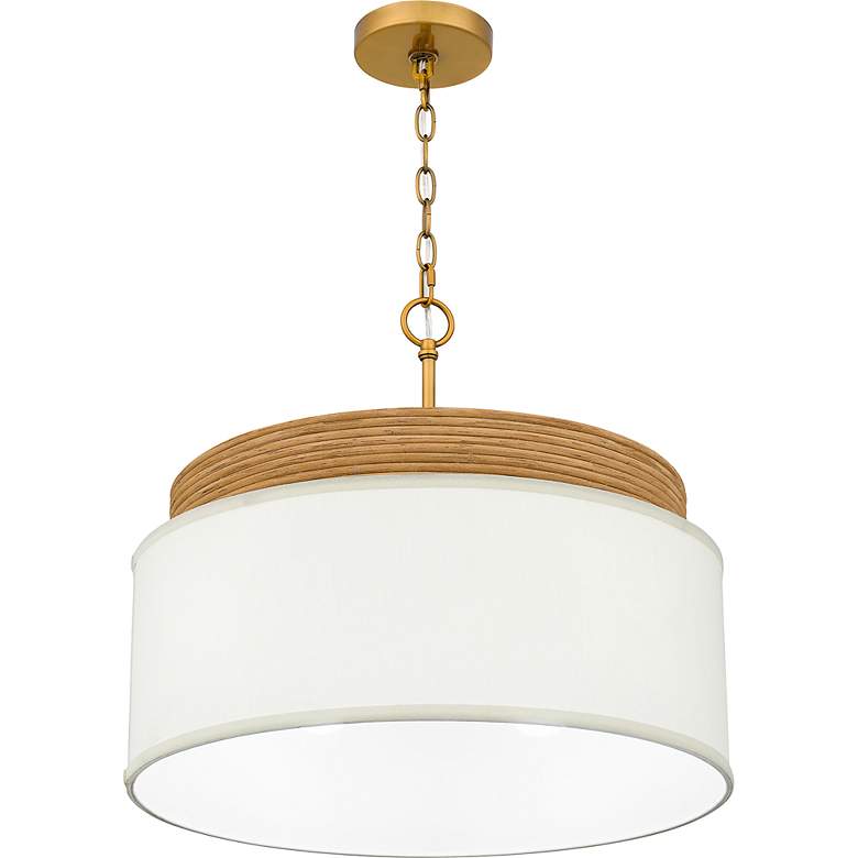 Image 5 Quoizel Malia 20" Wide Brushed Gold Pendant Light more views