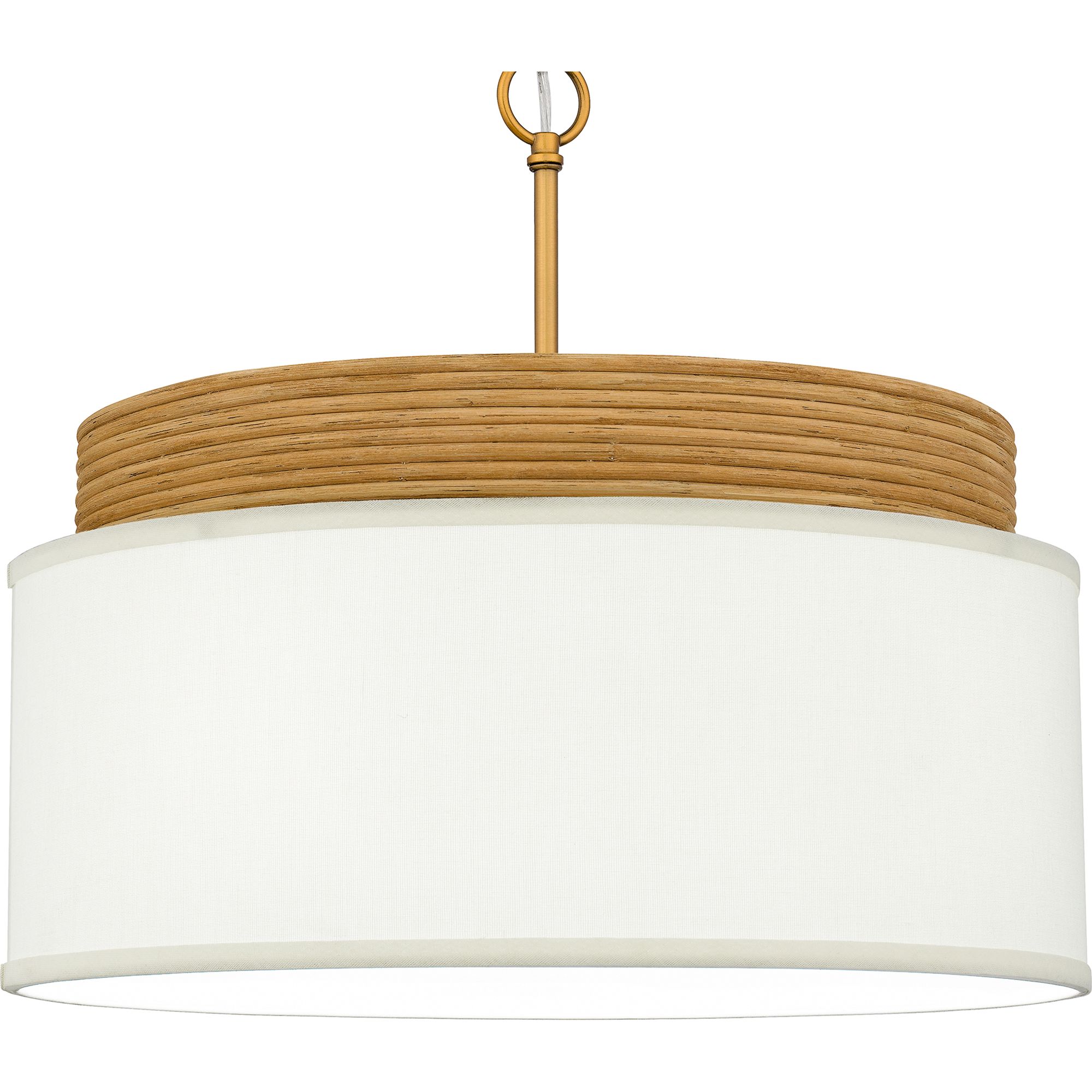 Quoizel Malia 20" Wide Brushed Gold Pendant Light
