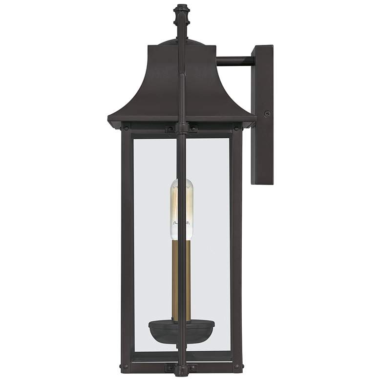 Image 4 Quoizel Manning 18 1/2"H Western Bronze Outdoor Wall Light more views