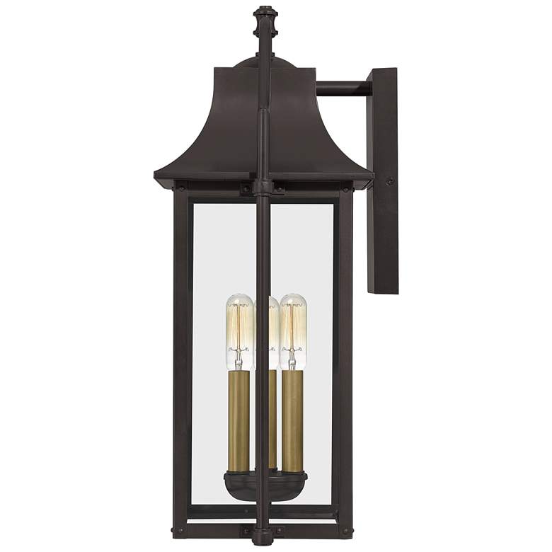 Image 4 Quoizel Manning 21 1/4"H Western Bronze Outdoor Wall Light more views