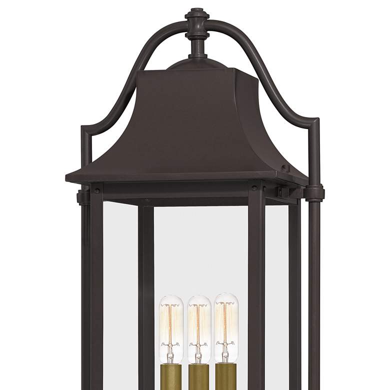 Image 2 Quoizel Manning 24 1/4"H Western Bronze Outdoor Post Light more views