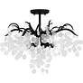4_Quoizel Maple 22" Wide Earth Black 4-Light Ceiling Light more views