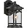 Quoizel Marblehead 11" High Mystic Black Outdoor Wall Light
