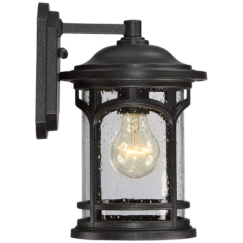 Image 3 Quoizel Marblehead 11 inch High Mystic Black Outdoor Wall Light more views
