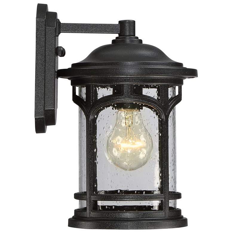 Image 3 Quoizel Marblehead 11" High Mystic Black Outdoor Wall Light more views