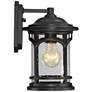 Quoizel Marblehead 11" High Mystic Black Outdoor Wall Light