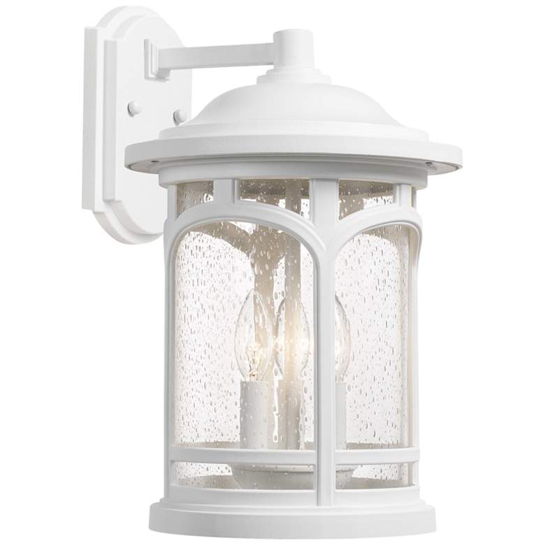Image 1 Quoizel Marblehead 14 1/2"H White Lustre Outdoor Wall Light