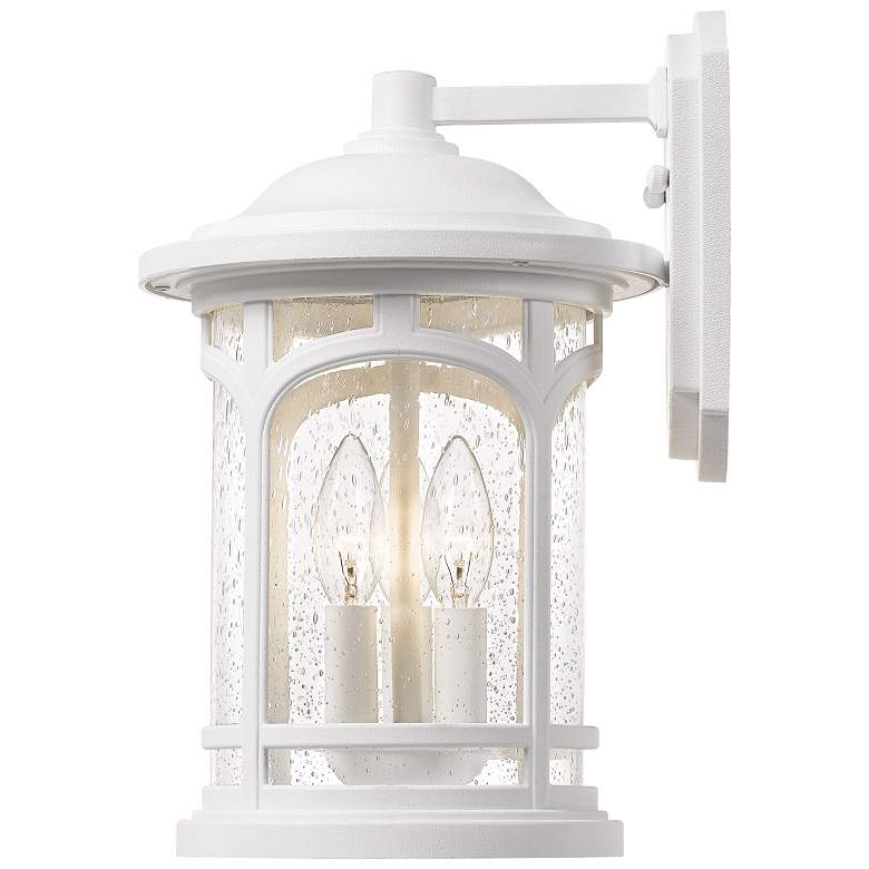 Image 2 Quoizel Marblehead 17 3/4"H White Lustre Outdoor Wall Light more views