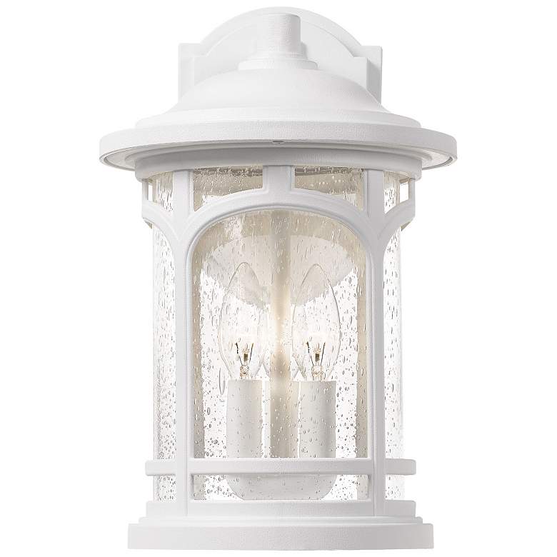 Image 3 Quoizel Marblehead 17 3/4"H White Lustre Outdoor Wall Light more views