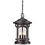 1_Quoizel Marblehead 18"H Bronze 3-Light Outdoor Hanging Light