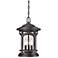 Quoizel Marblehead 18"H Bronze 3-Light Outdoor Hanging Light