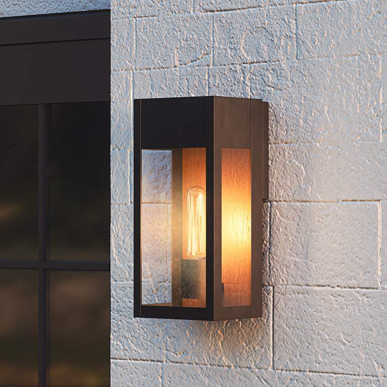 Image 1 Quoizel Maren 13 inch High Matte Black Outdoor Wall Light