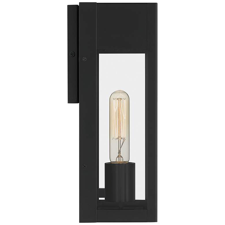 Image 6 Quoizel Maren 13" High Matte Black Outdoor Wall Light more views