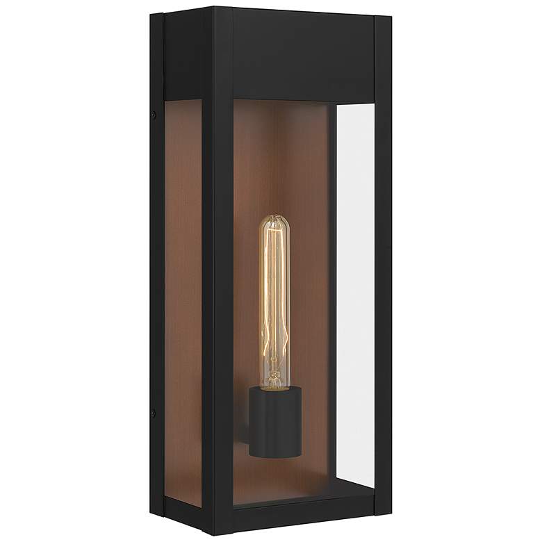 Image 3 Quoizel Maren 18 inch High Matte Black Modern Outdoor Wall Light