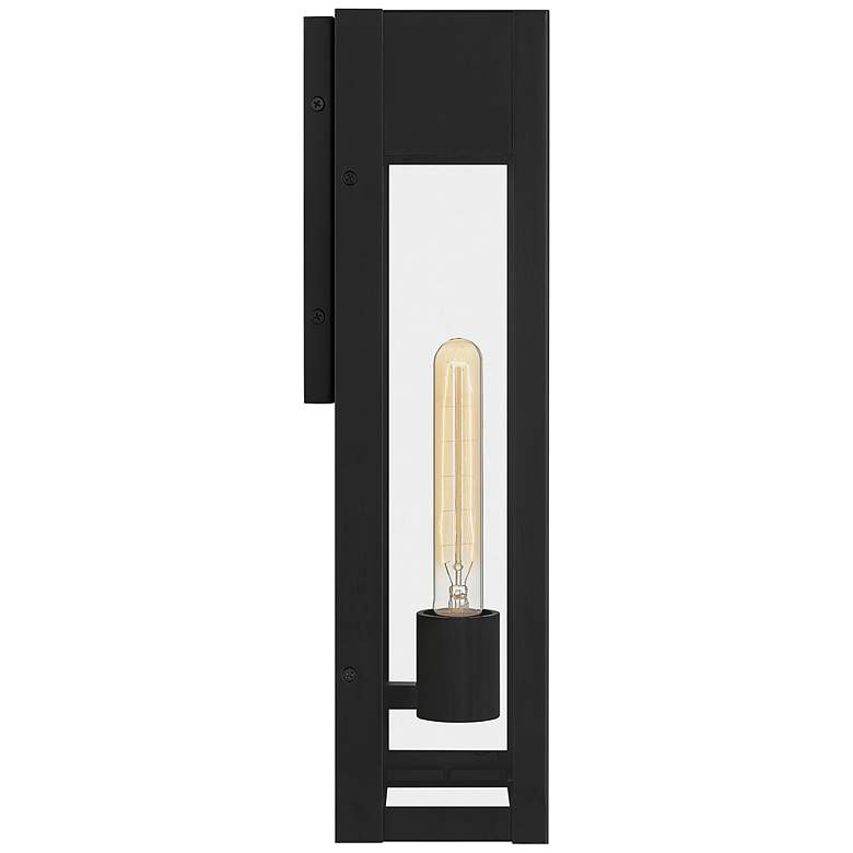 Image 7 Quoizel Maren 18" High Matte Black Modern Outdoor Wall Light more views