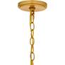 6_Quoizel Maria 27 1/2" Wide Gold Leaf 6-Light Chandelier more views