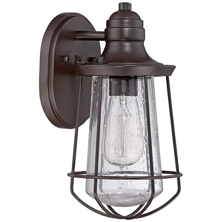 Image 1 Quoizel Marine 11 1/2" High Bronze Outdoor Wall Light