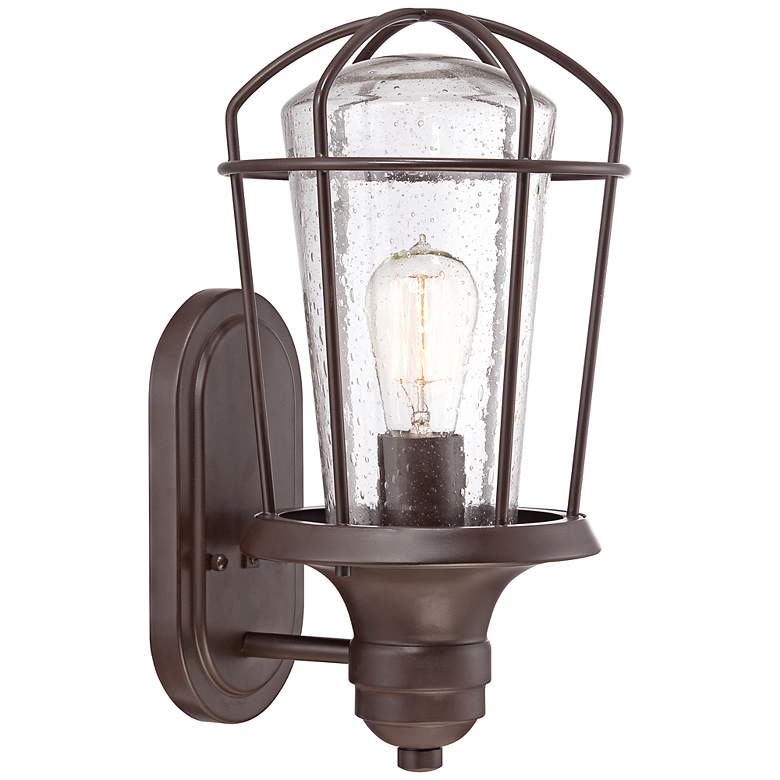 Image 1 Quoizel Marine 15" High Bronze Outdoor Wall Light