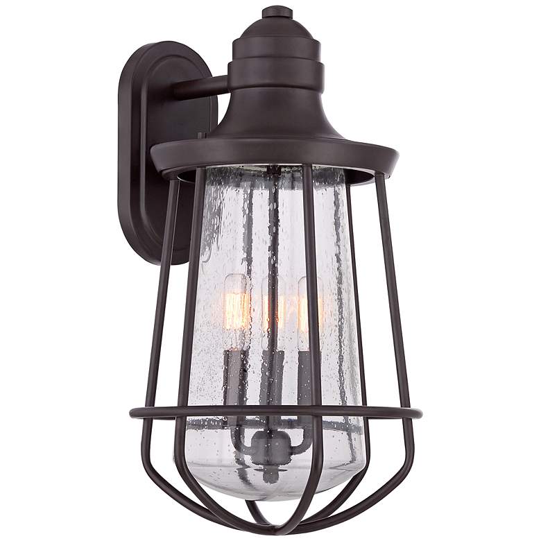 Image 1 Quoizel Marine 20" High Western Bronze Outdoor Wall Light