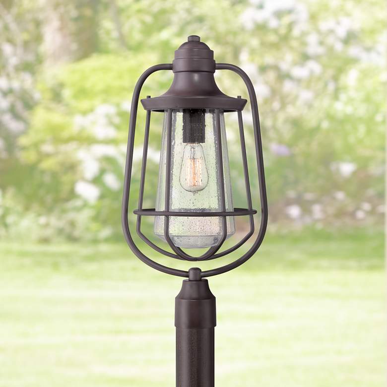 Image 1 Quoizel Marine 23" High Bronze Outdoor Post Light